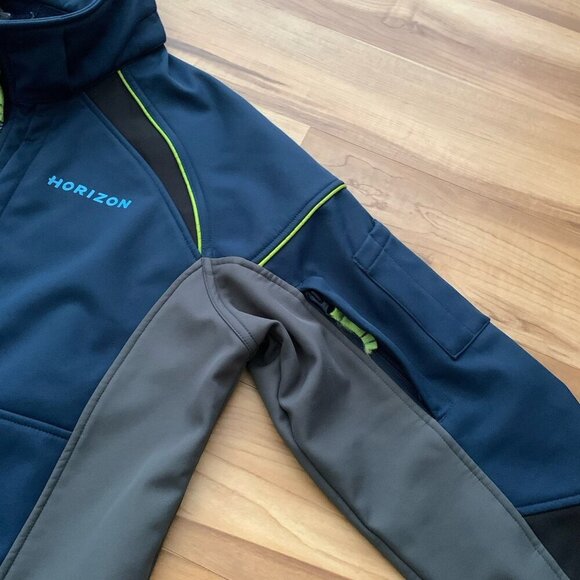 Alaska By Luly Yang Soft Shell Jacket Men’s M Oeko-Tex Horizon Full Zip Blue - Picture 8 of 11